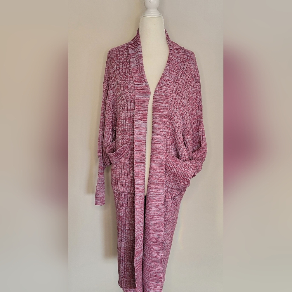 AFRM Revolve Womens Jach Long Maxi Cardigan Sweater Size XS Balloon Sleeve Boho